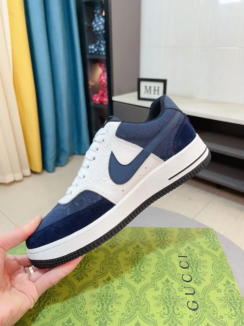 Men's shoes 💰440🌹🌹GUCCI [Gucci] New high-end brand of men's shoes, the latest fashionable casual men's shoes, trendy and versatile style, relaxed and sporty style, uppers imported from Italy, first-layer cowhide, genuine leather lining and ultra-fine workmanship. Original personalized fashionable rubber wear-resistant outsole, light and comfortable on the foot, size 38-44